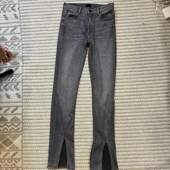 MOTHER The Rascal Sliced Up Heel Jean - Digging Up Dirt - Picture 4 of 7